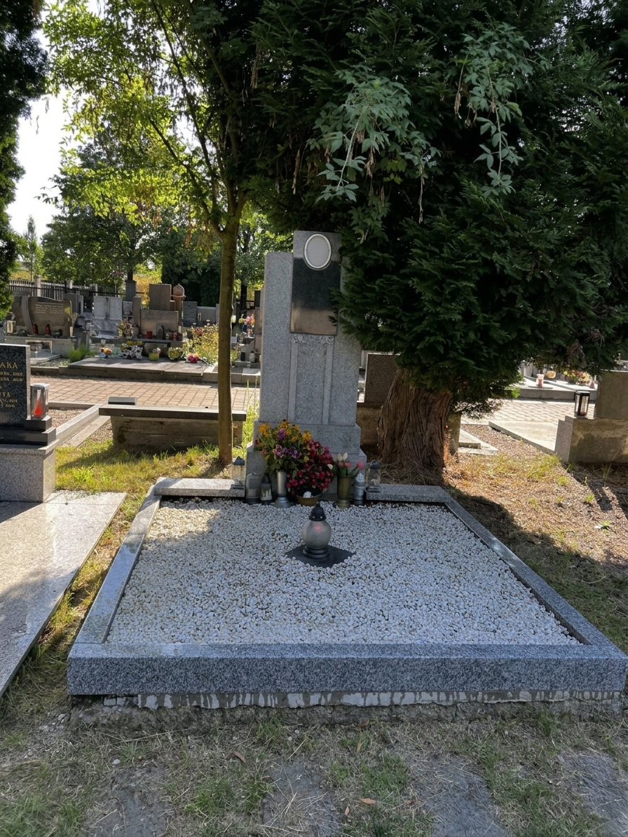 Hrob po údržbě
